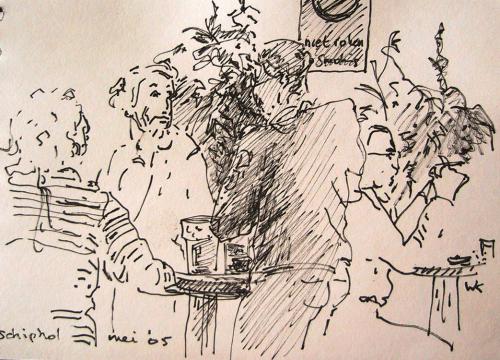Wachten op Schiphol